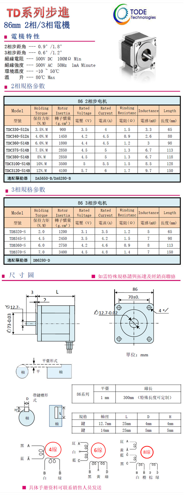 步进电机86系列2相